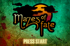 Mazes of Fate Title Screen